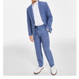 Boys Two Piece Blue Suit